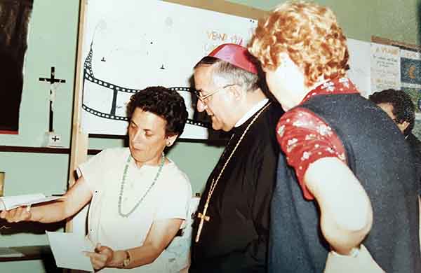 Maria Pia Poggi con Manfredini e la Presidente Provinciale Giuseppina Barbieri Fagnoni