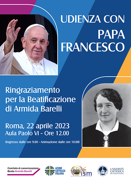 Udienza con Papa Francesco 22 aprile mod