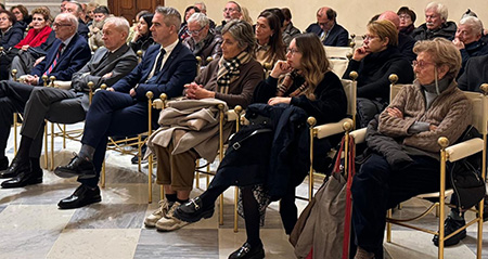 Da sinistra in prima fila Giuseppe Nenna Angelo Antoniazzi e Pietro Bosselli