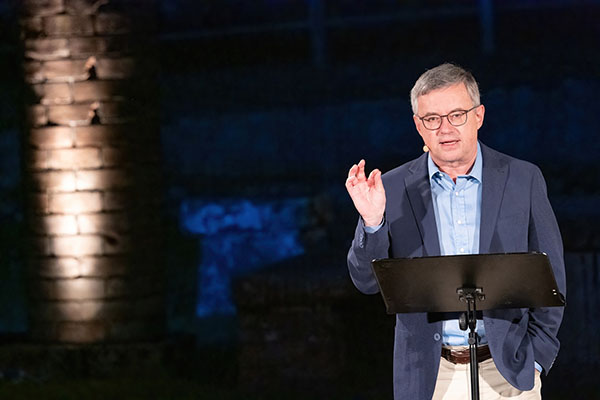 Alessandro Barbero a Veleia estate 2023