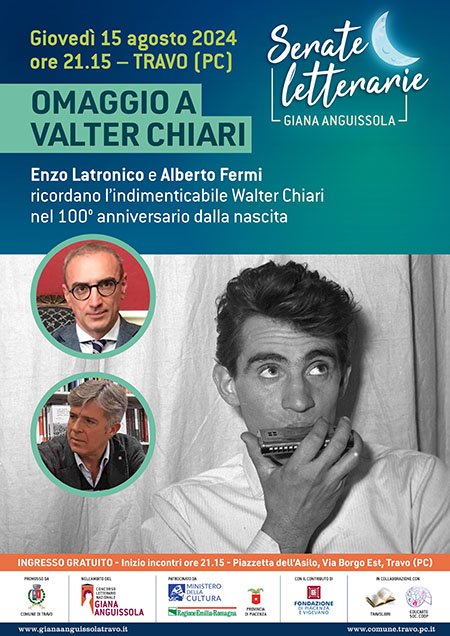 Travo, serata con Enzo Latronico e Alberto Fermi nel ricordo di Valter Chiari  