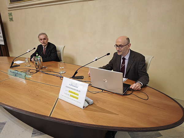 Leditore Massimo Galli e lautore Mario Zannoni