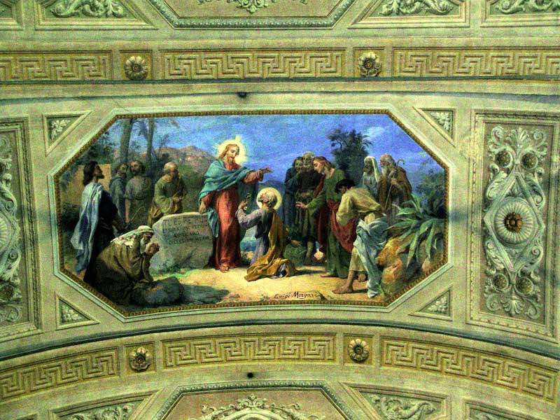 affresco tu es petro chiesa san pietro Piacenza