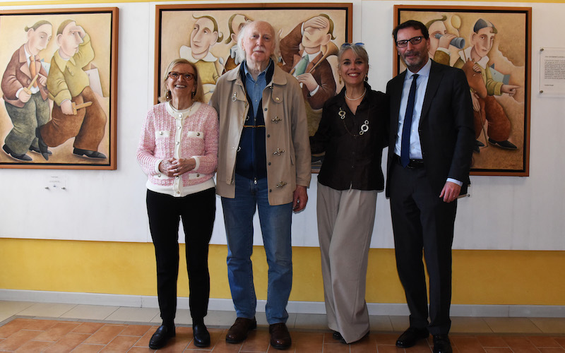 Cattolica, donati al campus tre dipinti di Claudio Benghi