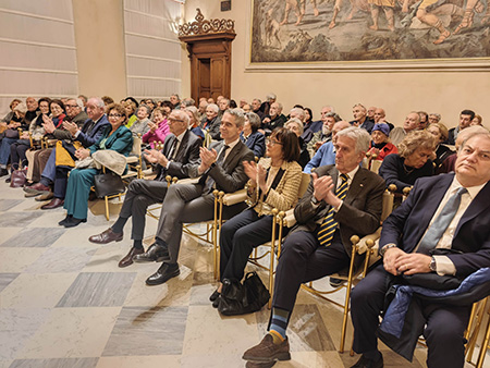 Pubblico numeroso in Sala Panini