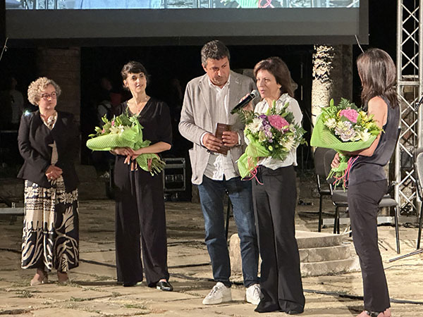 Alessandra Gatti assessore Karen Kagarlitsky direttrice orchestra Roberto Reggi pres Fondazione Paola Pedrazzini direttrice artistica Silvia Colasanti compositrice