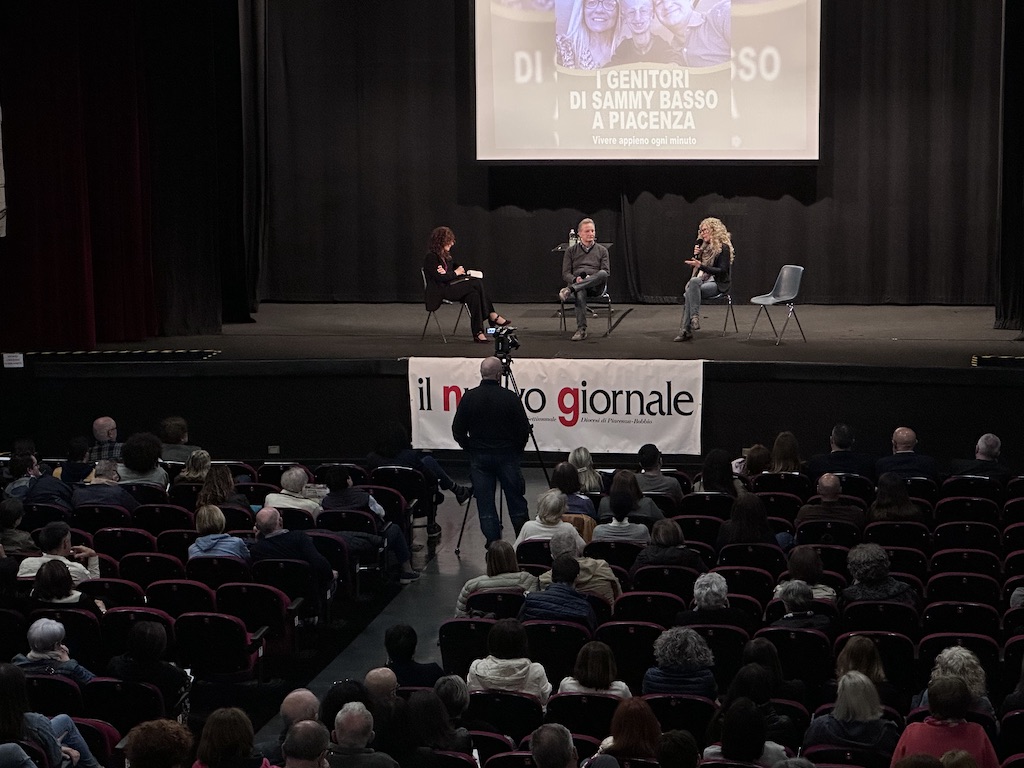 I genitori di Sammy Basso a Piacenza