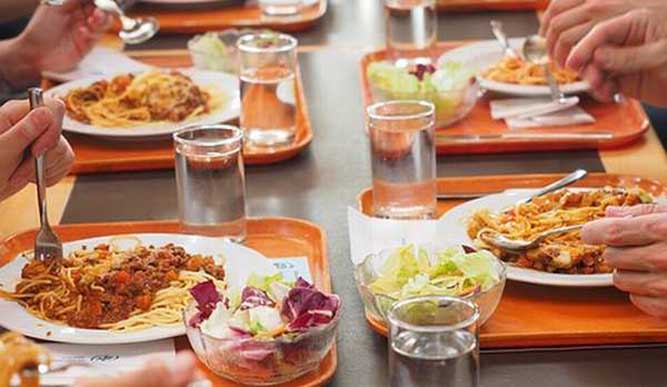 immagine relativa al protocollo da seguire nelle mense scolastiche