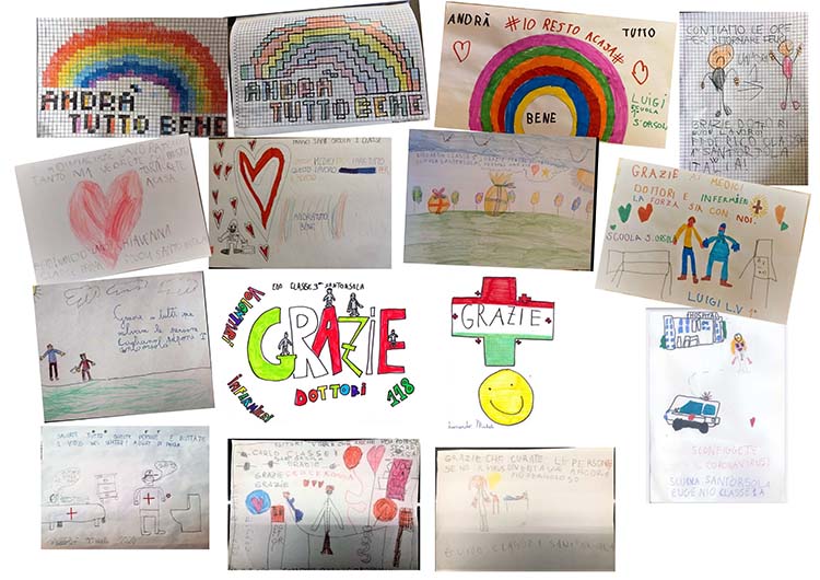 santOrsola disegni bambini