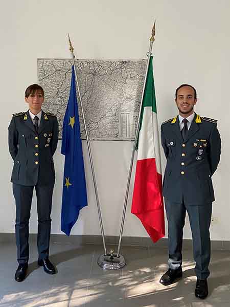 tenente francesco tartaglione della Guardia di Finanza