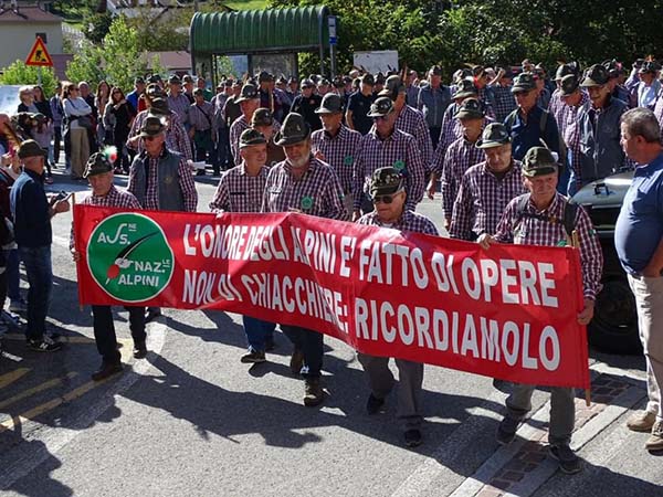 Resoconto alpini Ferriere