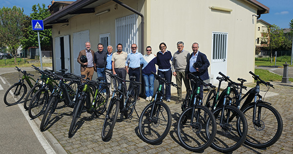 Biciclette Gossolengo parco Trebbia