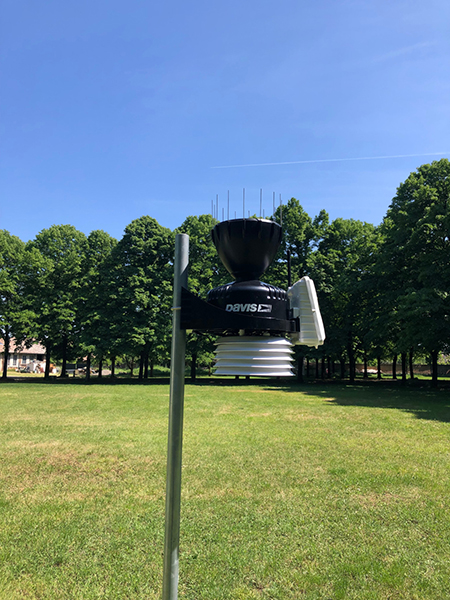 Nuovi strumenti meteo nel parco del Collegio Alberoni