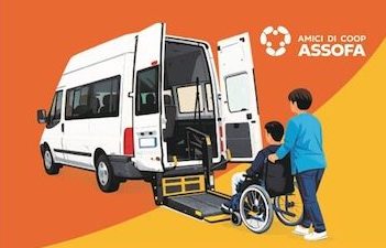 amici della cooperativa Assofa campagna pulmini